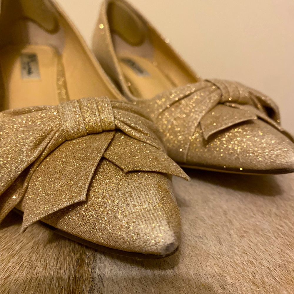 Sparkle gold Nina heels